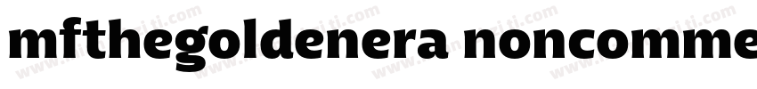 mfthegoldenera noncommercial light字体转换